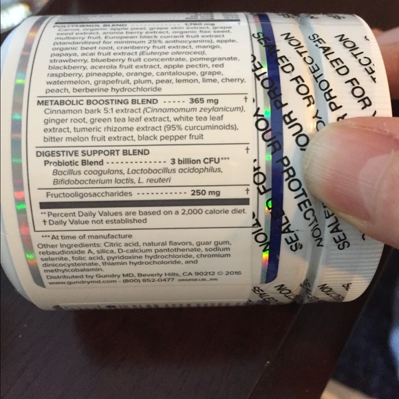 Vitals Reds-Dr. Gundry!!!Can't beat this price!!! - Picture 4 of 4